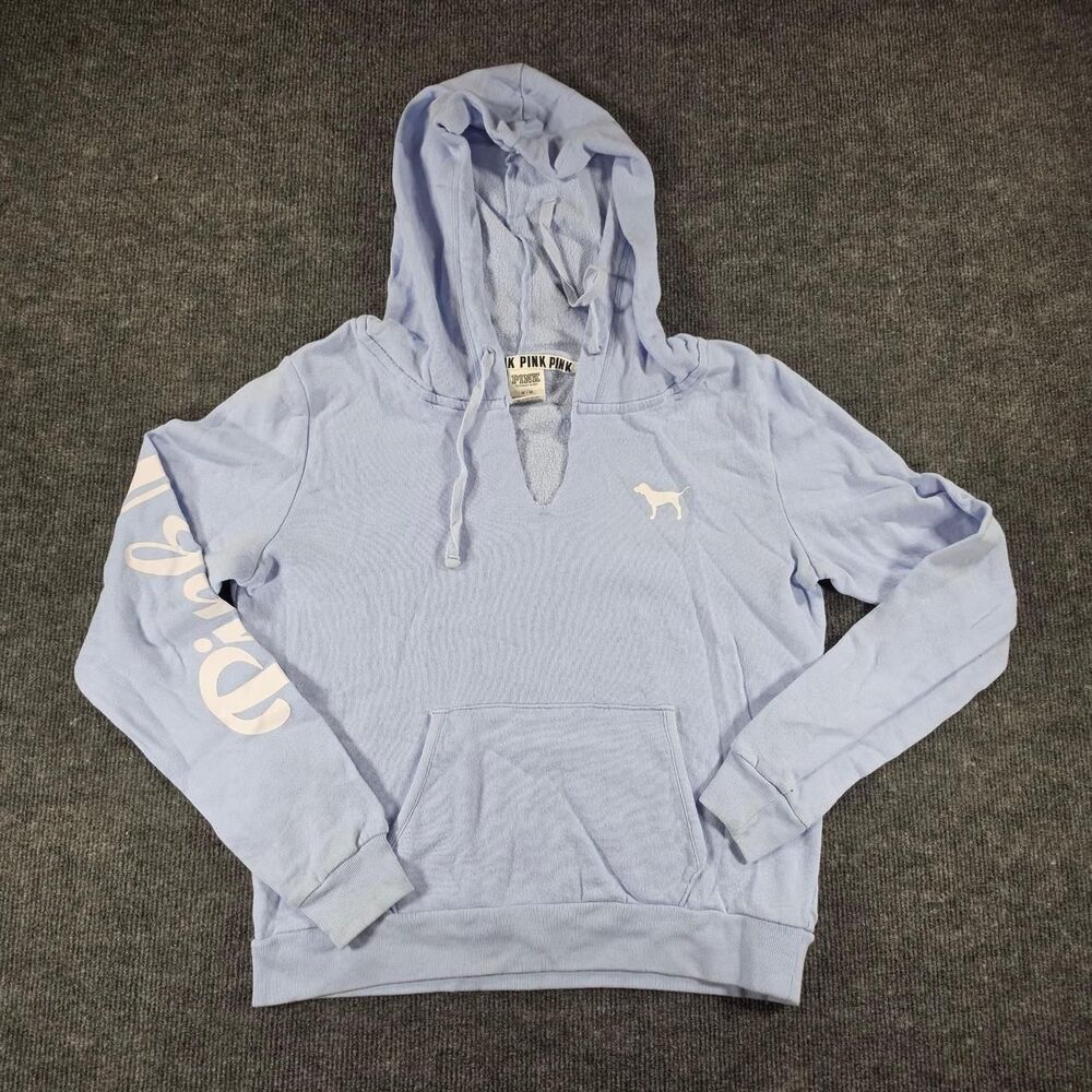 Victoria-s-secret Women's Blue Hoodie